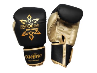 KANONG 拳擊手套 : Thai Power 黑色/金色