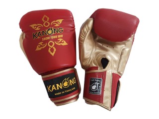 KANONG 拳擊手套 : Thai Power 紅色/金色