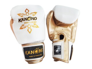 KANONG 拳擊手套 : Thai Power 白色/金色