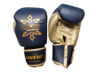 KANONG 兒童拳擊手套 : Thai Power 深藍色/金色