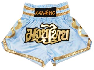 KANONG 泰拳短褲 : KNS-121-淺藍色