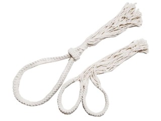 兒童泰拳吉祥手臂彩繩 臂帶 : 复古的白色