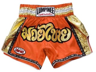 LUMPINEE 泰拳褲 : LUM-045-橙色