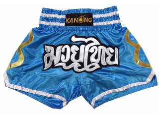 KANONG 泰拳褲 : KNS-143-天藍色