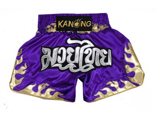 KANONG 泰拳褲 : KNS-145-紫色
