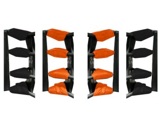 泰拳螺絲扣套（16 件套）： 橘子/黑