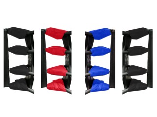 泰拳螺絲扣套（16 件套）：紅/藍/黑