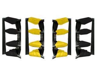 泰拳螺絲扣套（16 件套）： 黃/黑