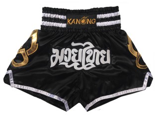 KANONG 泰拳褲 : KNS-143-黑色