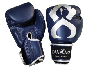 Kanong 真皮拳擊手套 : 深藍色/銀色