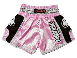 KANONG 復古泰國拳擊短褲 : KNSRTO-208-粉色