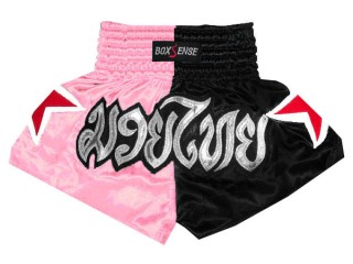 BOXSENSE 兒童拳擊短褲 : BXSKID-005-淡粉色