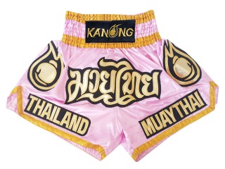 KANONG 兒童拳擊短褲 : KNS-118-粉色-K