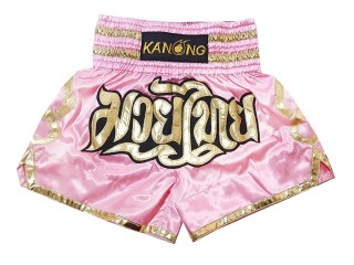 KANONG 兒童拳擊短褲 : KNS-121-粉色-K