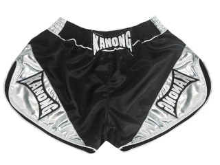 KANONG 泰拳 短褲婦女 : KNSRTO-201-黑色-銀色