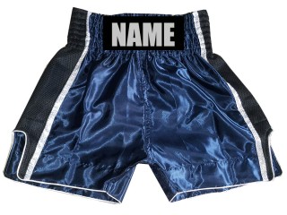 定制拳擊短褲 : KNBSH-027-深藍色
