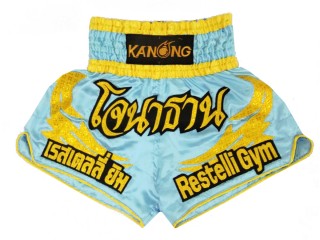 帶有名字的定制泰拳拳擊短褲 : KNSCUST-1149