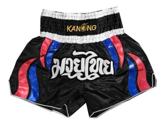 KANONG 泰拳短褲 : KNS-138-黑色