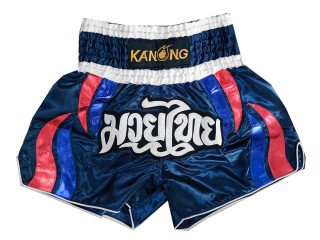 KANONG 泰拳短褲 : KNS-138-深藍色