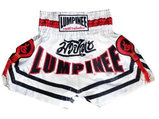 LUMPINEE 泰拳短褲 : LUM-036 白色